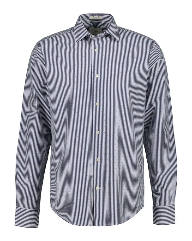 Skjorta med fil coupé lavender blue 2