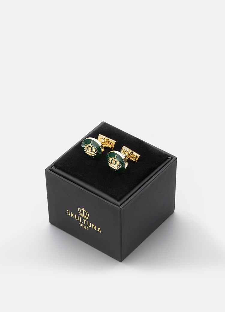 Skultuna Manschettknapp krona mässing armband herr – bild 2