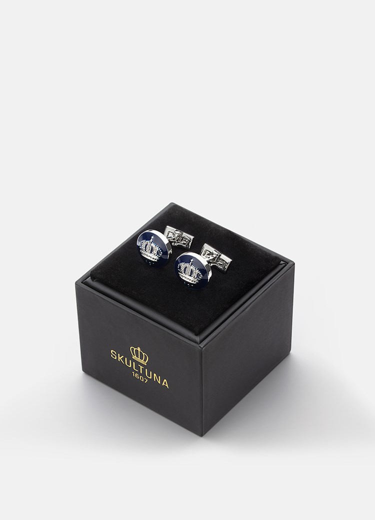 Skultuna Manschettknapp krona silver armband herr – bild 2