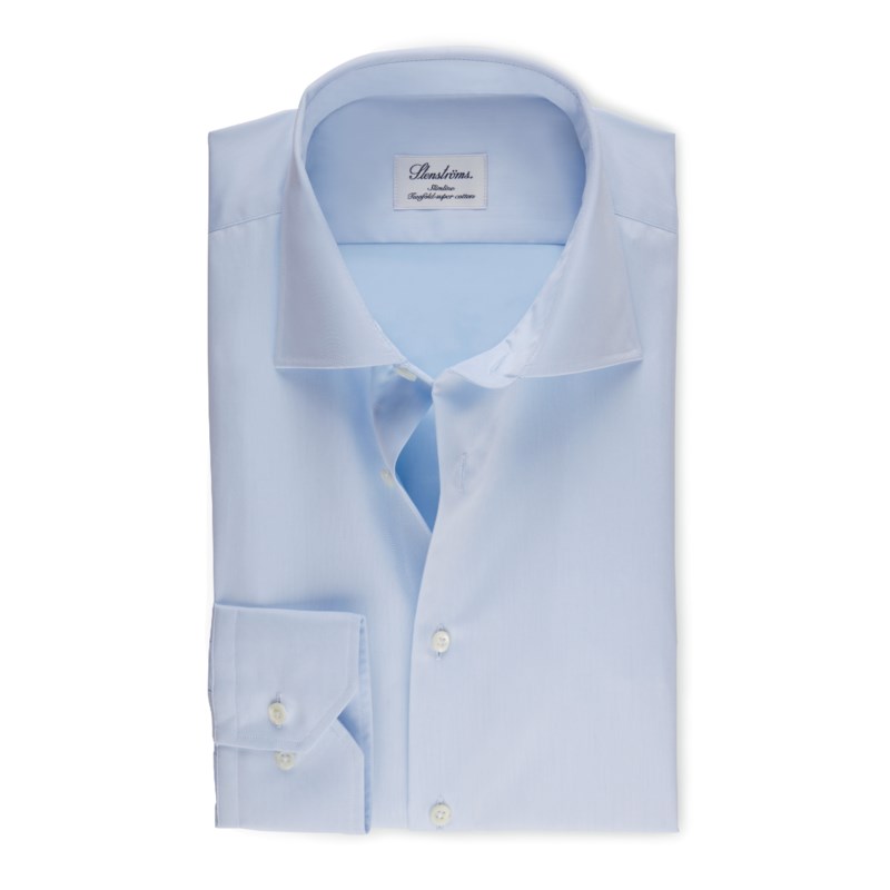 Skjorta new slimline moderate cut away blå 2