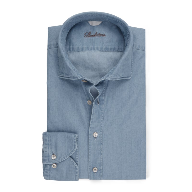 Jeansskjorta new slimline semi cut away marin 7