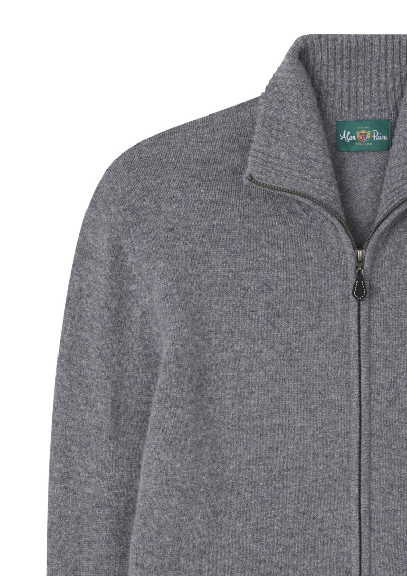 Alan Paine Zip cardigan ballater herr – bild 3