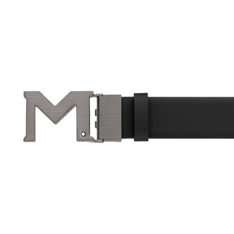Bälte m loggo matt finish black 7