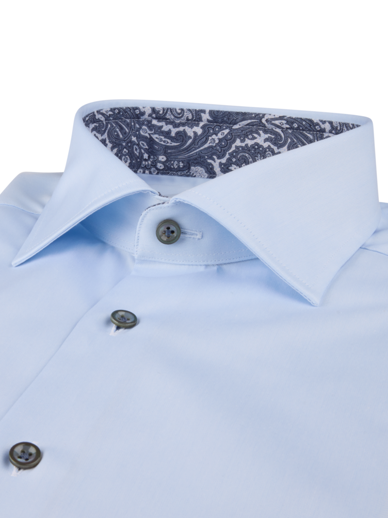 Skjorta new slimline kontrast paisley 7