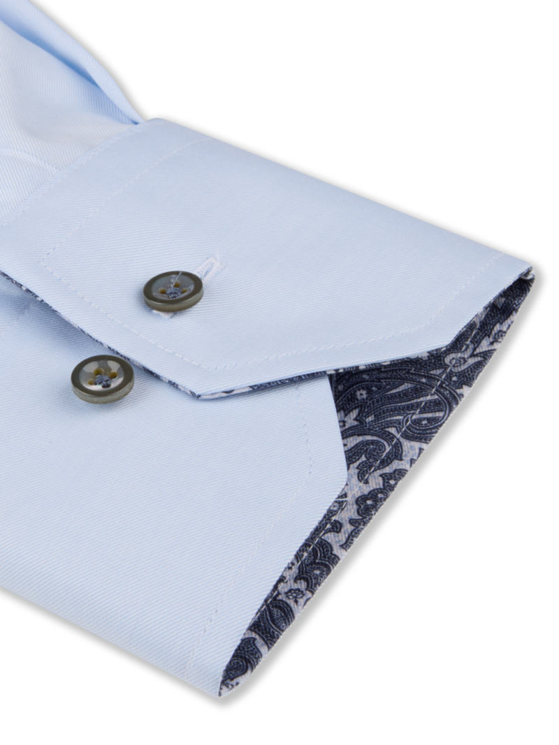 Skjorta new slimline kontrast paisley 8