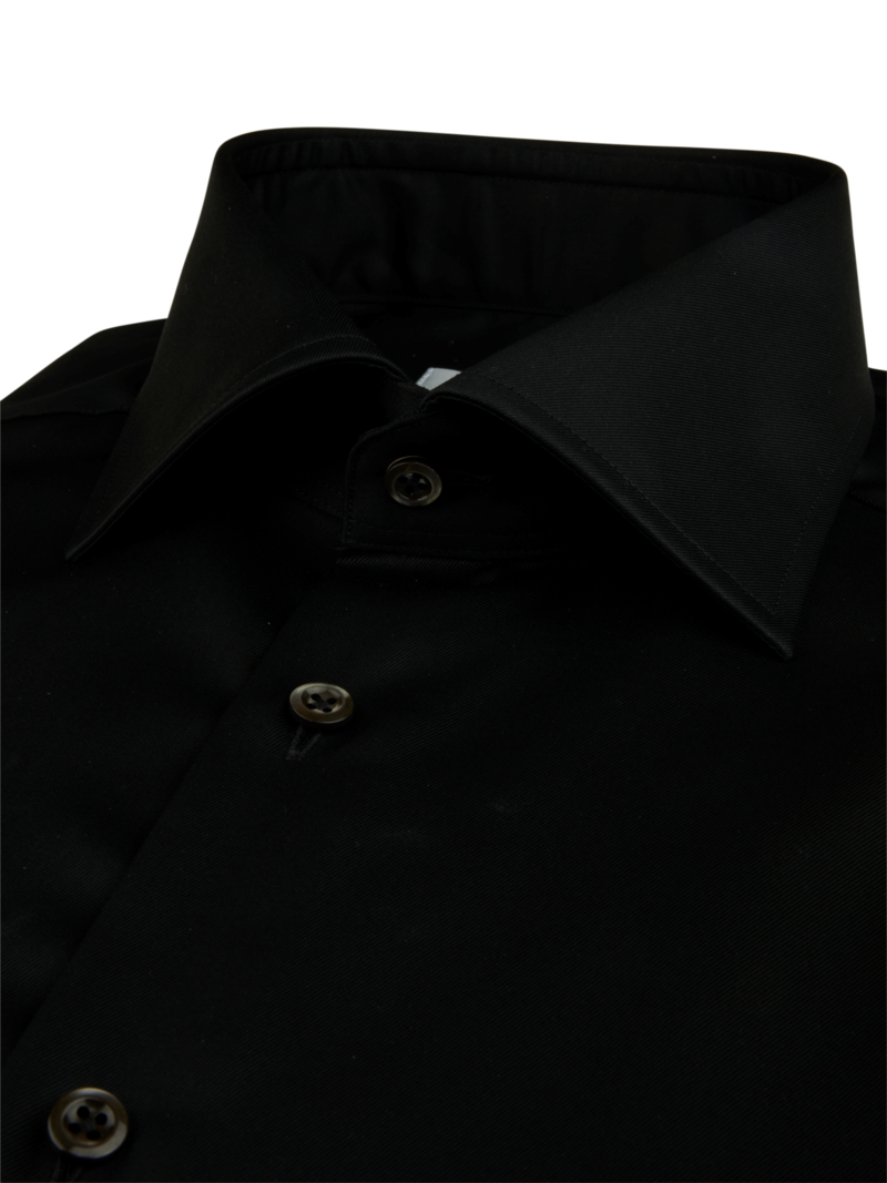 Skjorta regular enfärgad twill 7