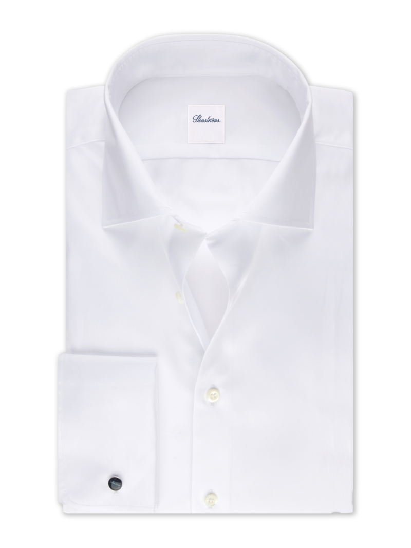 Skjorta dr regular enfärgad twill 1