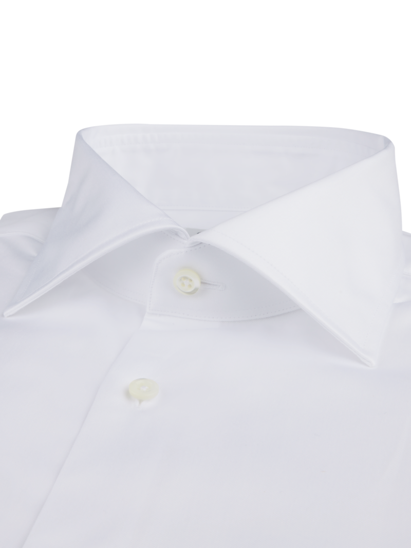 Skjorta dr regular enfärgad twill 7