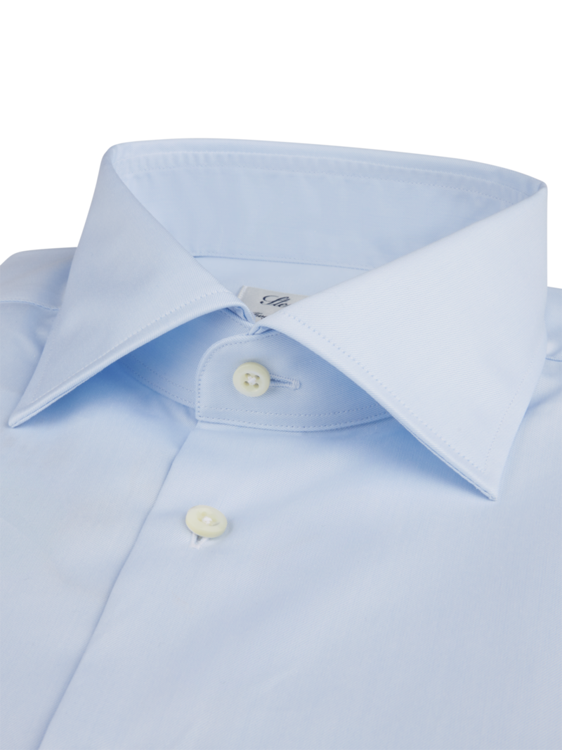 Skjorta dr regular enfärgad twill 7