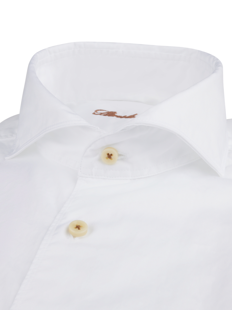 Skjorta casual regular enfärgad twill 7