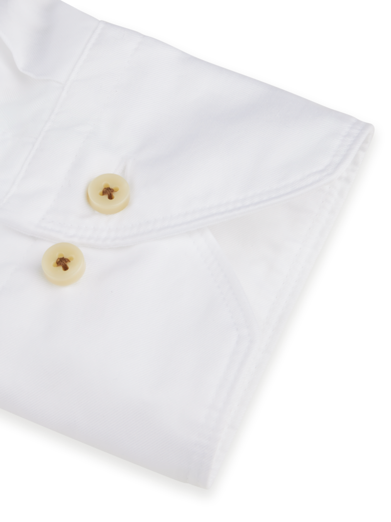 Skjorta casual regular enfärgad twill 8