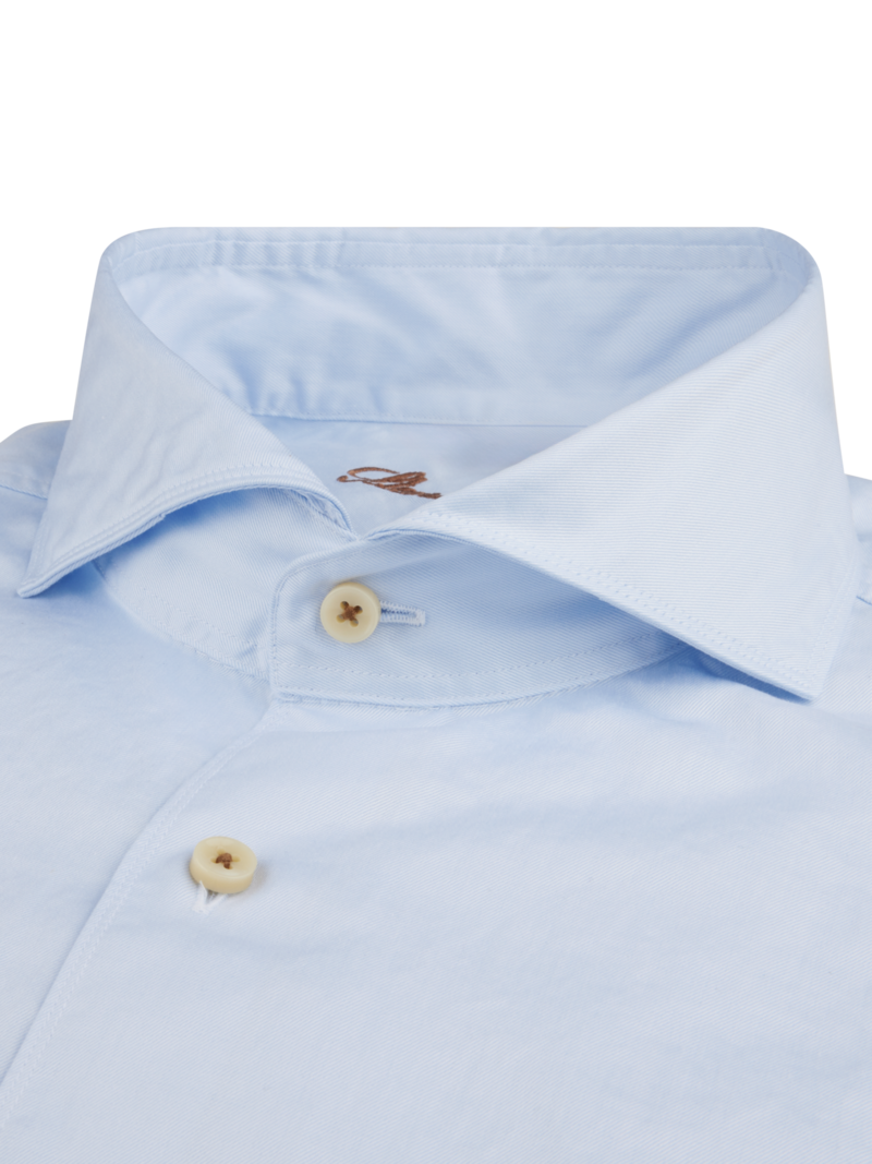 Skjorta casual regular enfärgad twill 7