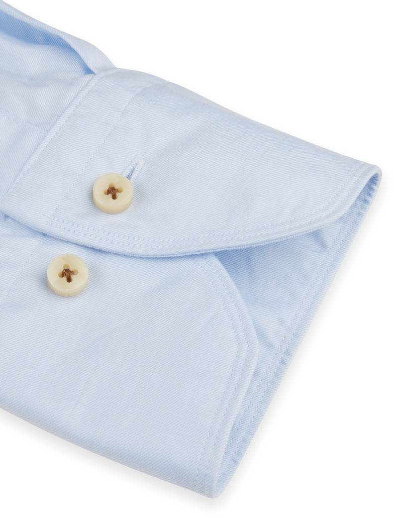 Skjorta casual regular enfärgad twill 8