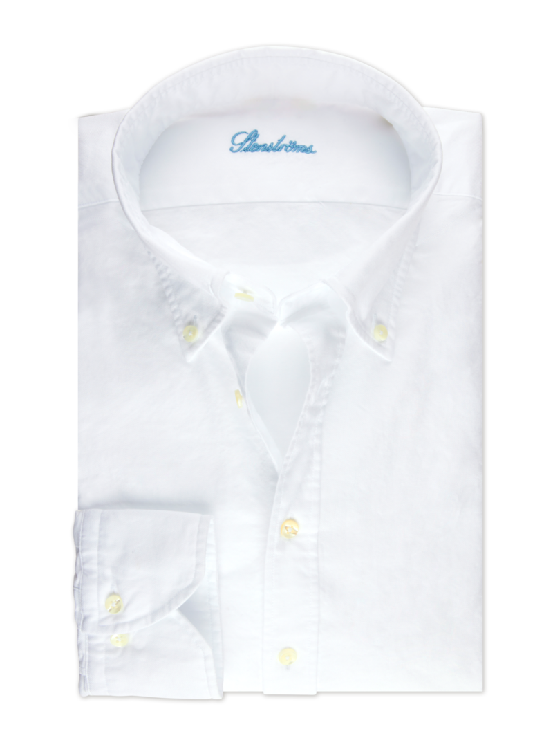 Skjorta casual regular enfärgad oxford