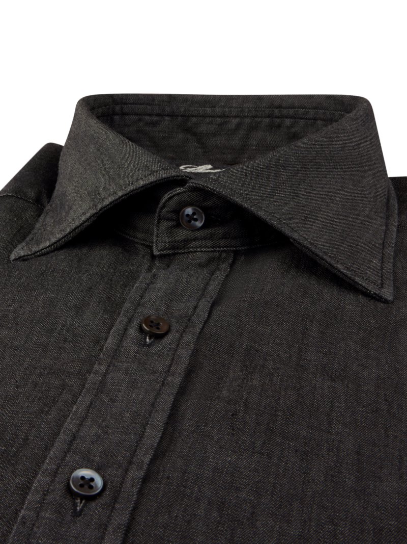 Jeansskjorta new slimline semi cut away marin 7