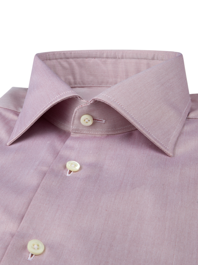 Skjorta regular enfärgad twill 7