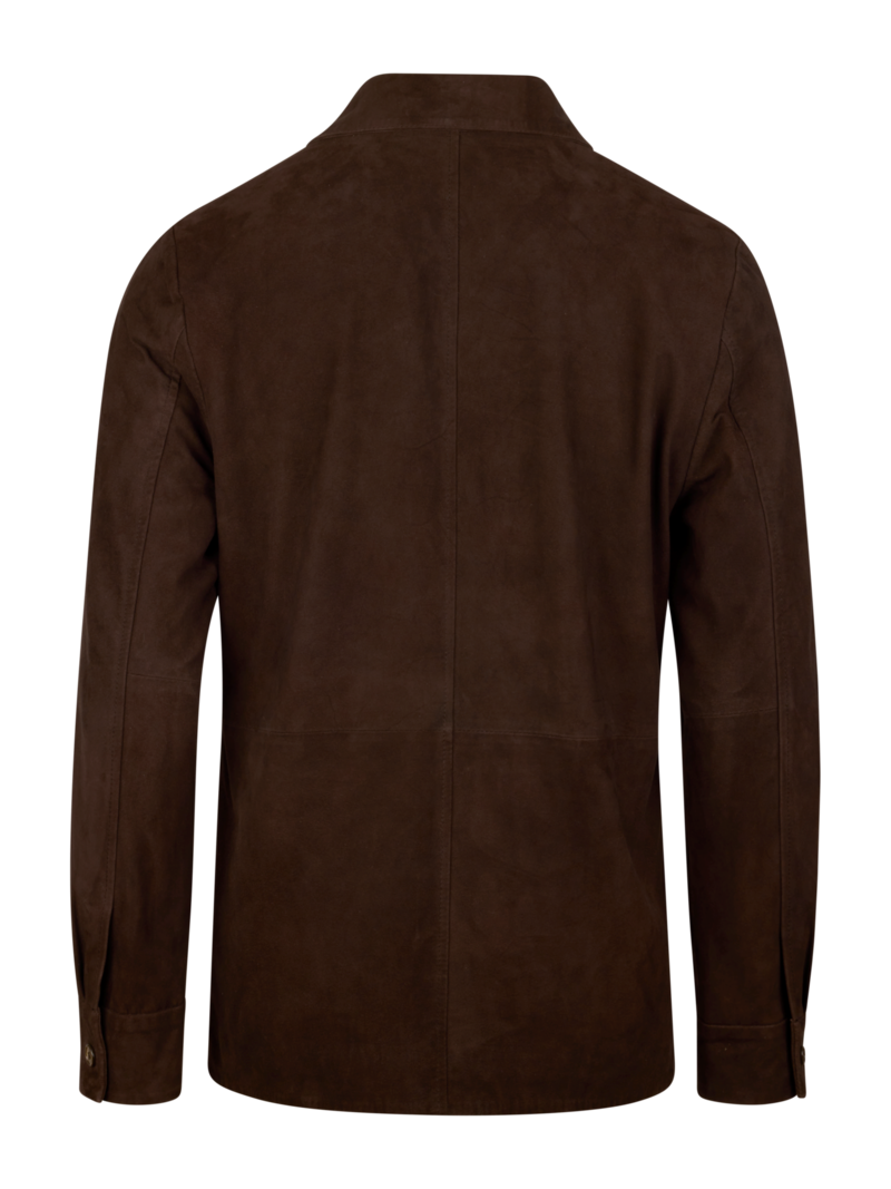 Skjortjacka i mocka beige 7