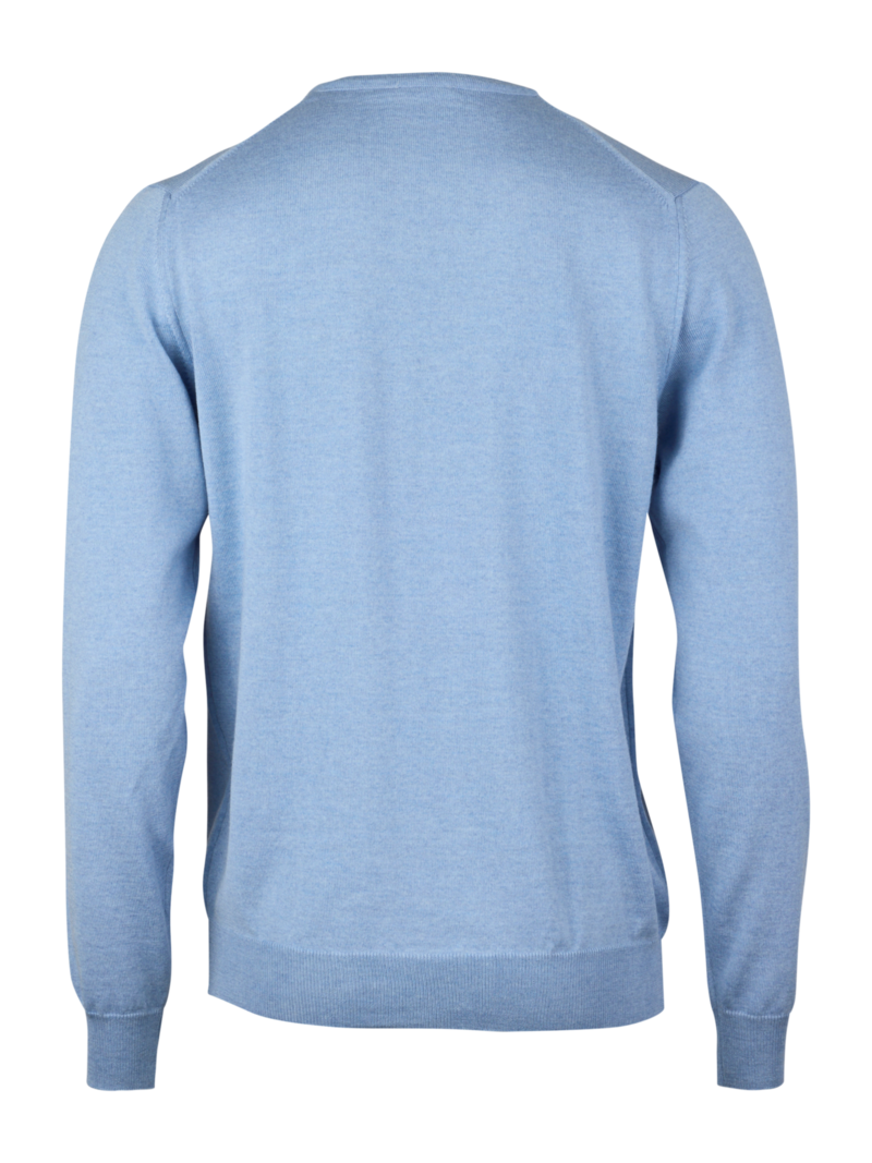 Tröja i crew neck blå 7