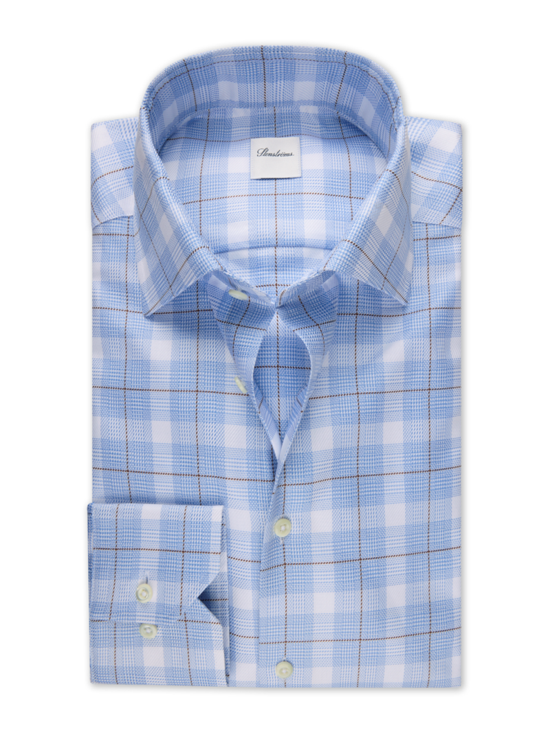 Skjorta lä regular rutig twill
