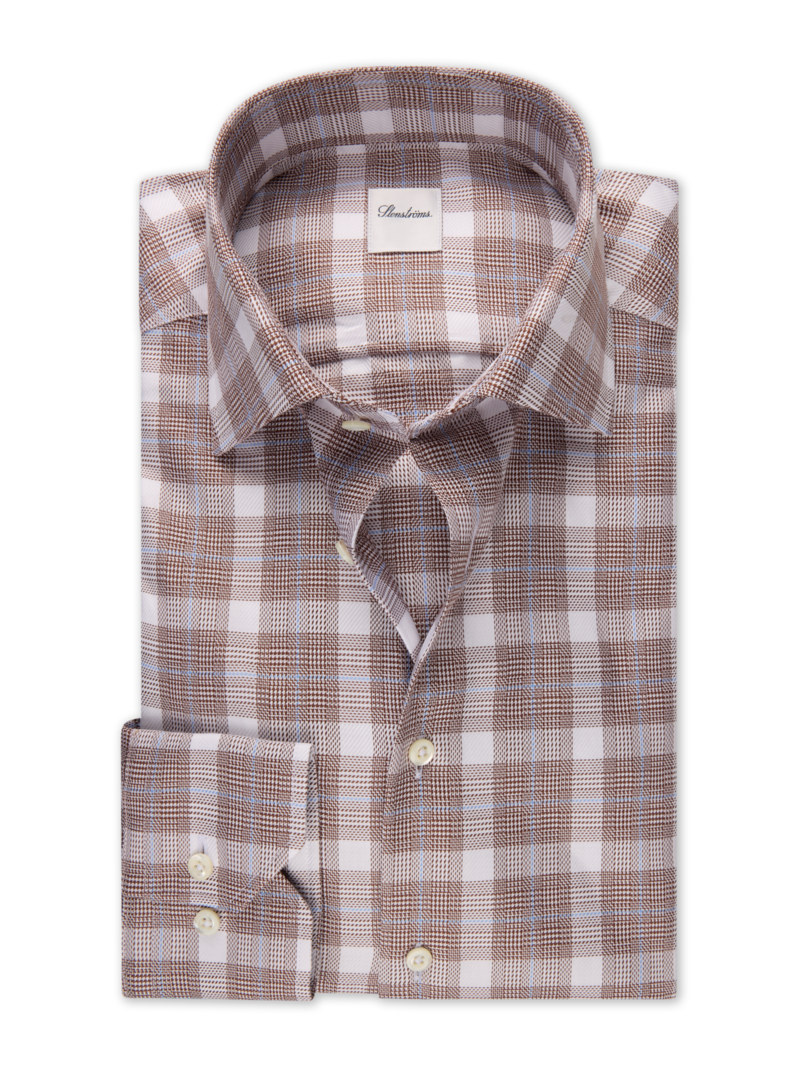 Skjorta lä regular rutig twill
