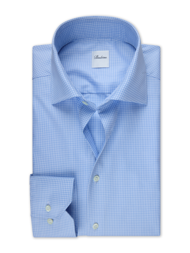 Skjorta new slimline smårutig