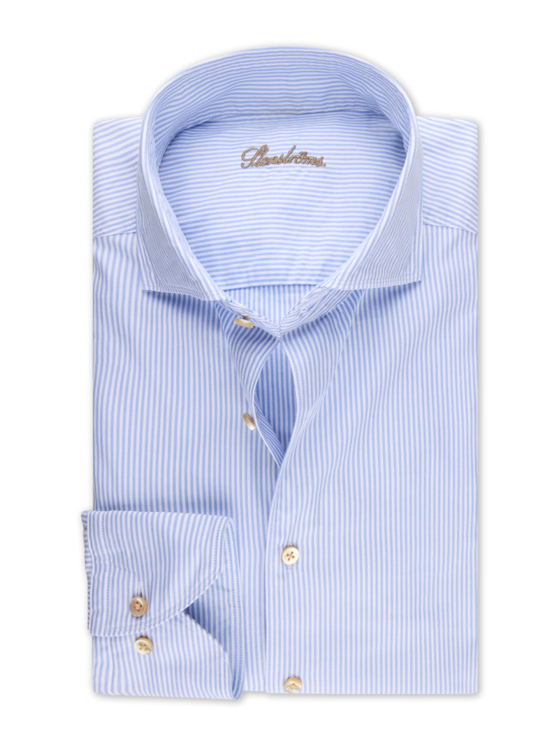 Skjorta casual slimline randig twill