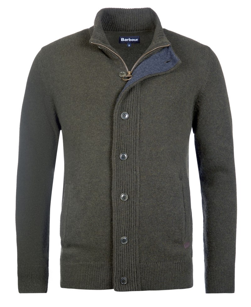 Tröja patch cardigan