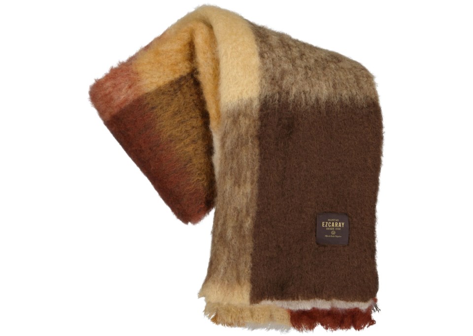 Mohair cuadro pläd 4035 130x200 cm, 4035 från Mantas Ezcaray