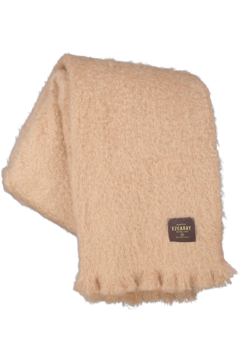 Mohair liso pläd, beige från Mantas Ezcaray