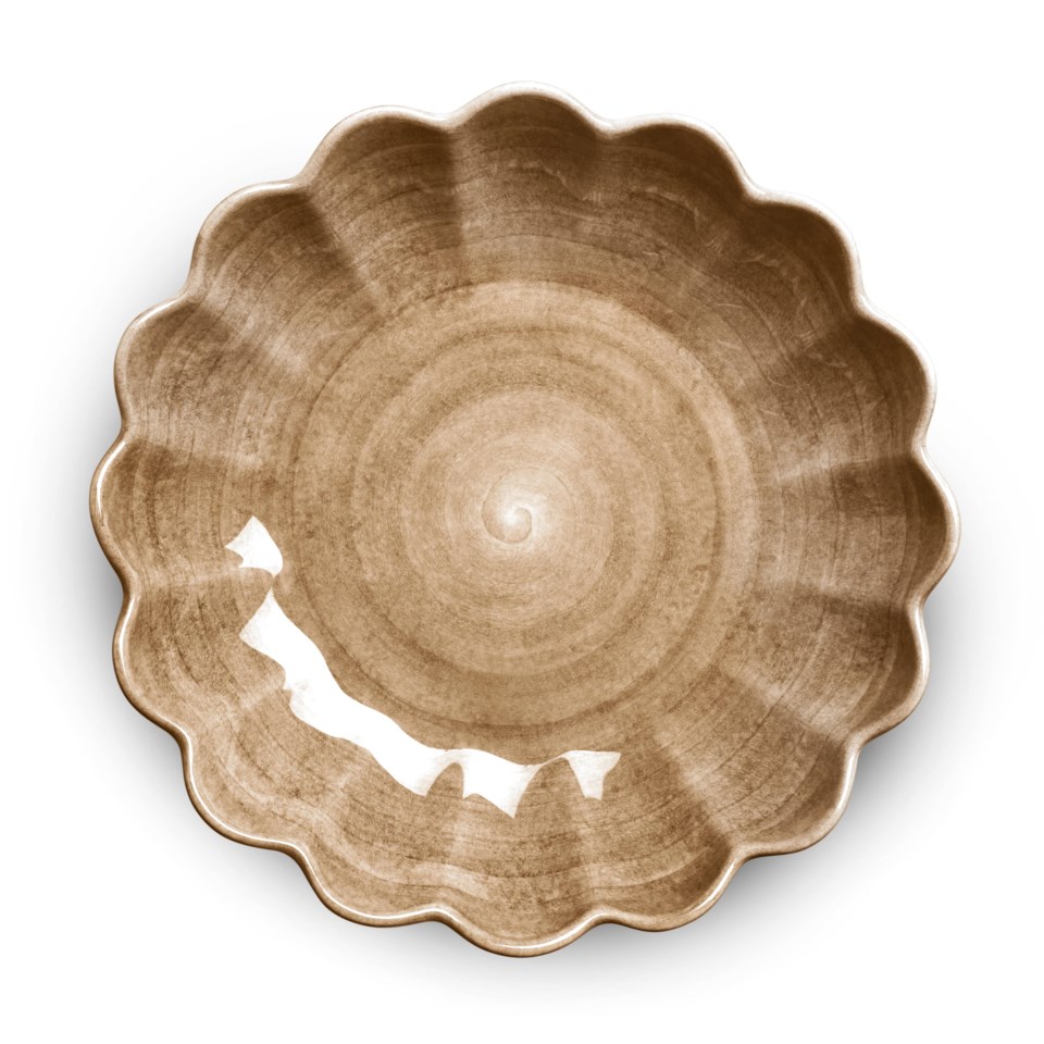 Oyster skål cinnamon 31 cm, cinnamon från Mateus