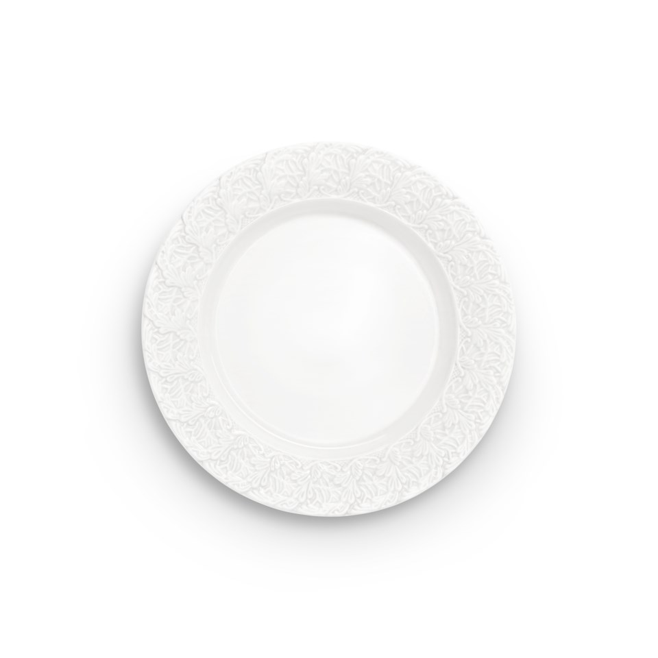 Lace tallrik vit 25 cm, vit från Mateus