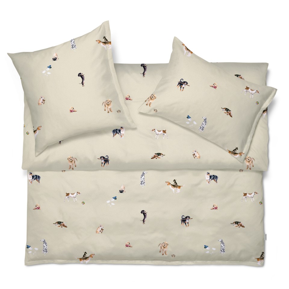 Bello påslakan beige, beige från Schlossberg