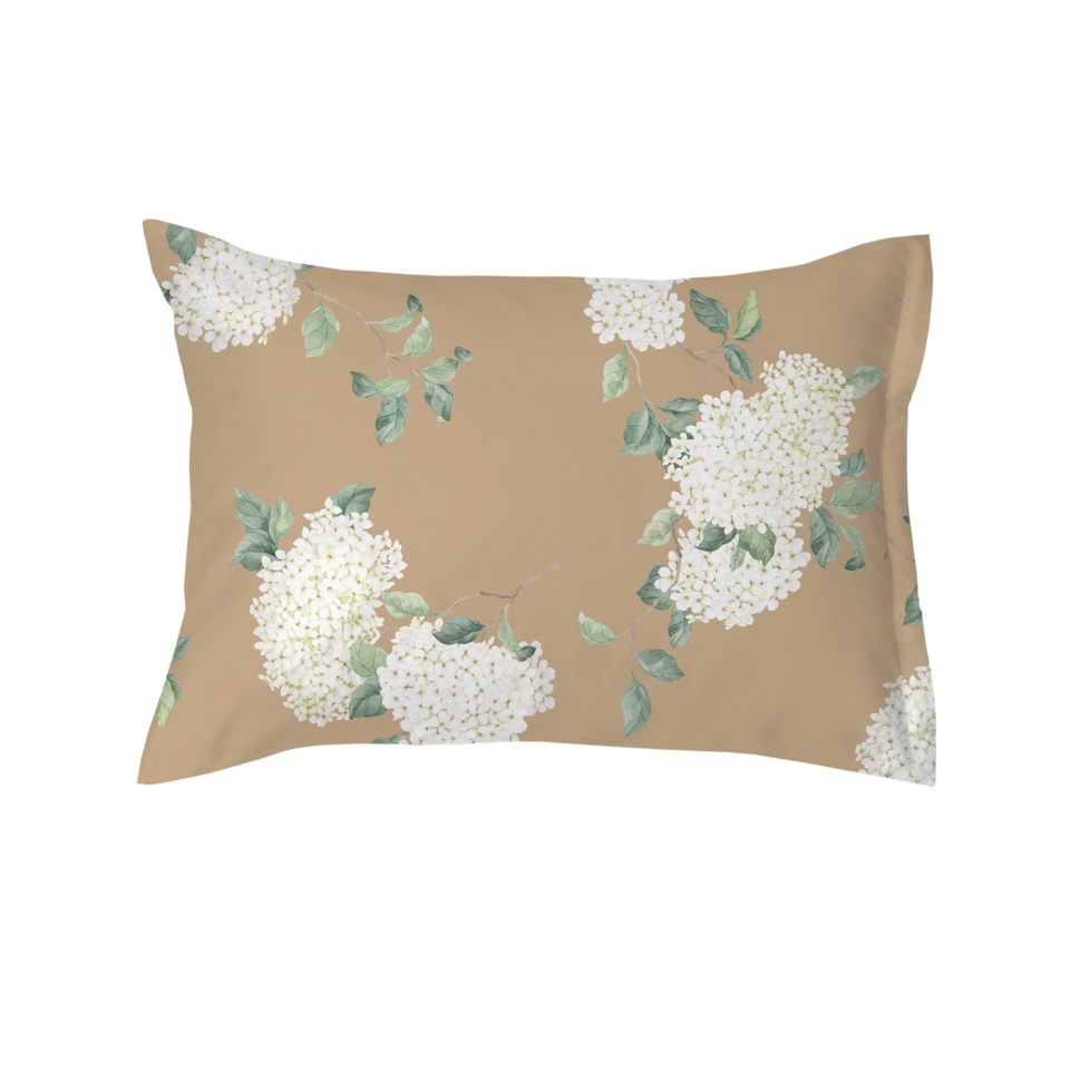 Hortensia örngott miel 50x60 cm, miel från Schlossberg