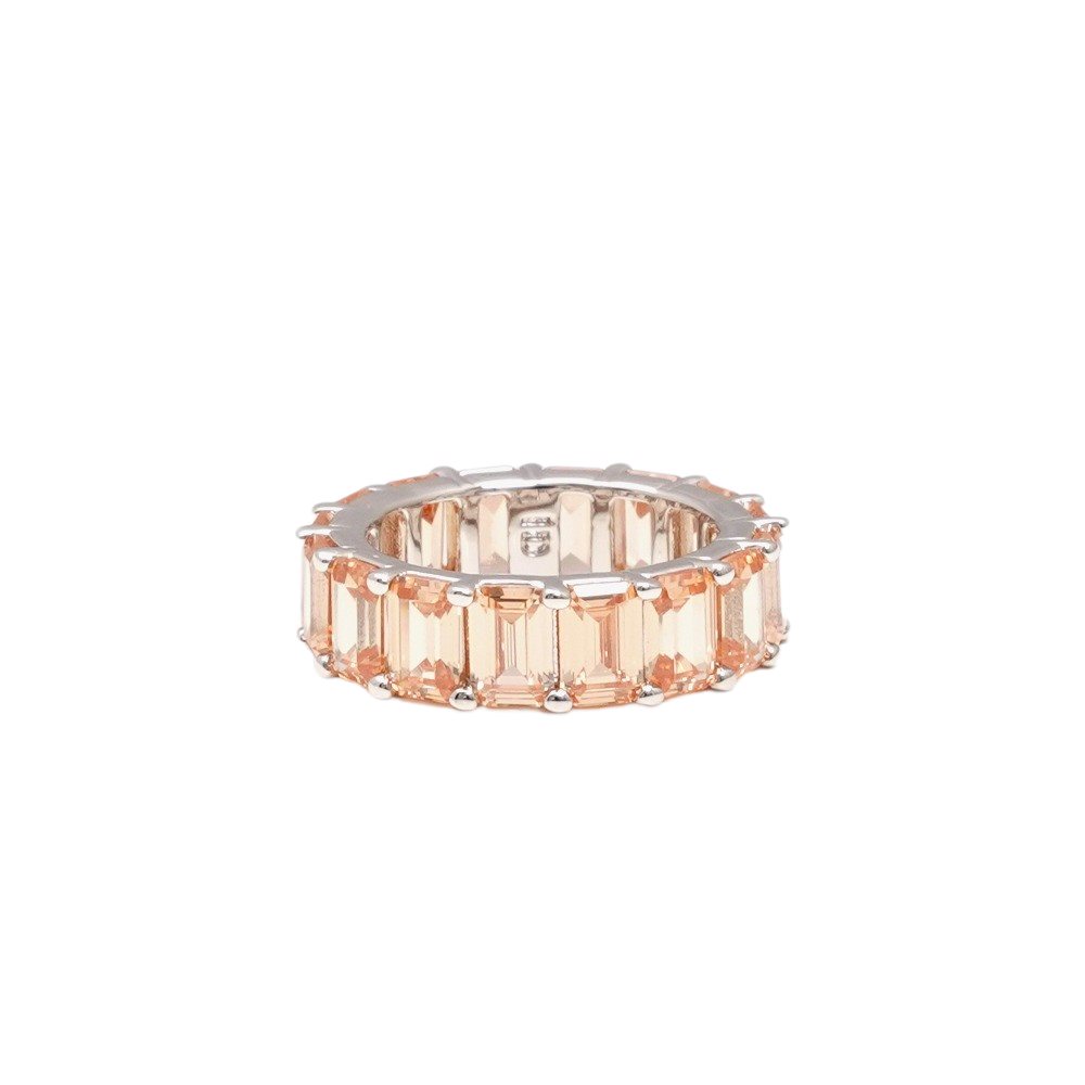 Izabel Display - Chunky colorful ring beige/silver | NK