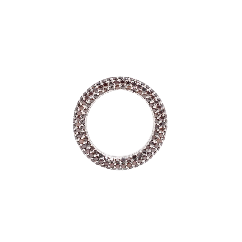 Colorful ring brown/silver 31