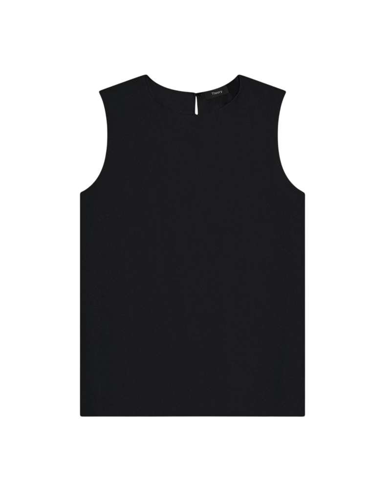 Straight shell top black 1