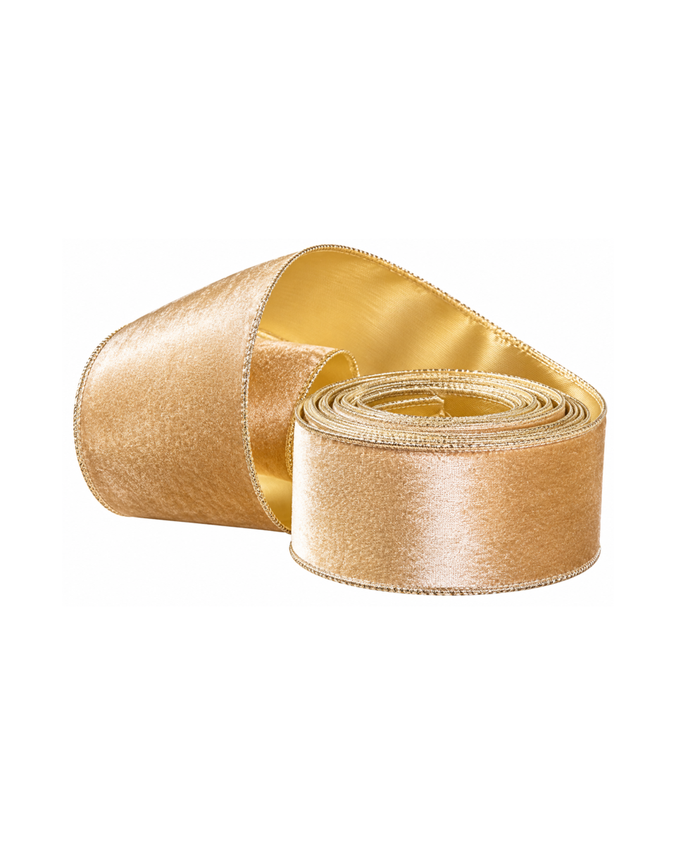 Diana textilband guld 450x5.2 cm, guld från Newport Christmas
