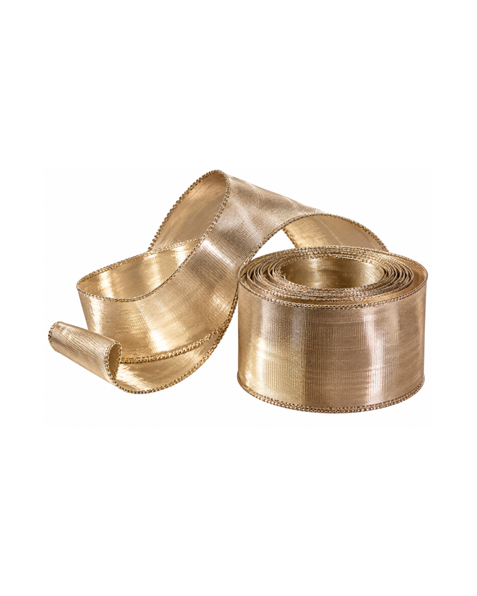 Everett textilband guld 900x6.7 cm, guld från Newport Christmas