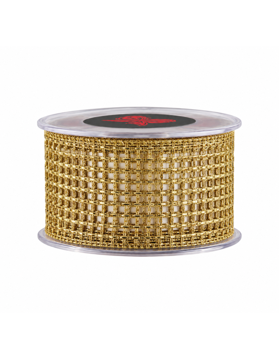 Rosie textilband guld 45x6.2 cm, guld från Newport Christmas