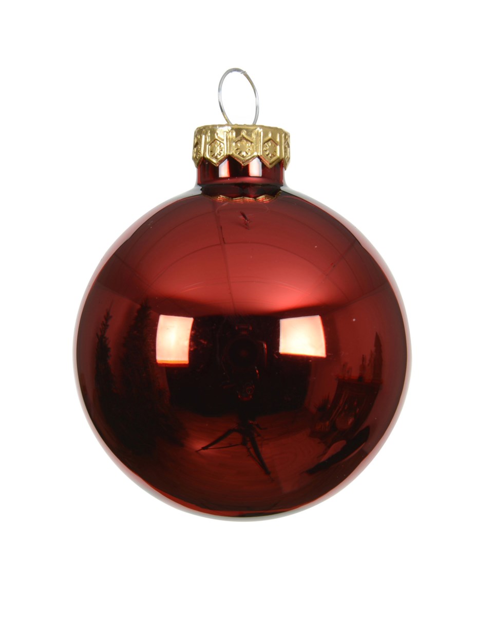 Cecilia julkula röd 10 cm, röd från Newport Christmas