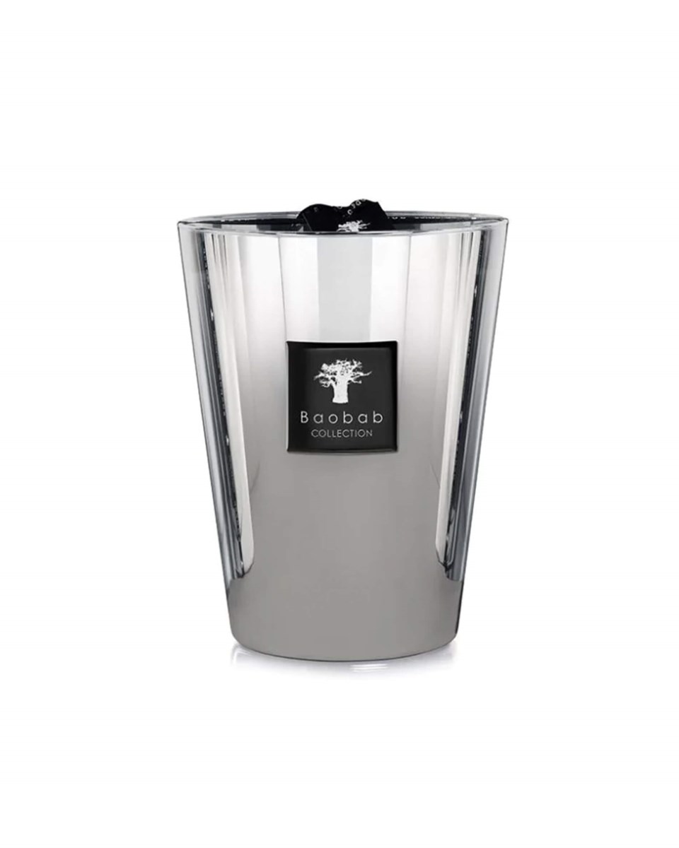 Max platinum doftljus platinum 24x18.5 cm, platinum från Baobab