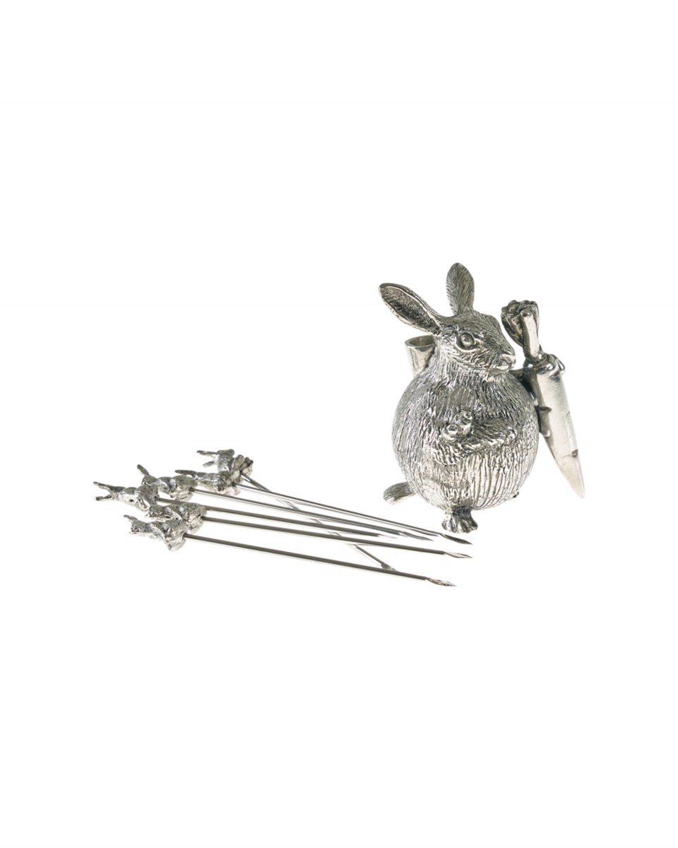 Hare cocktailpinnar silver 4.5x5x8 cm, silver från Newport