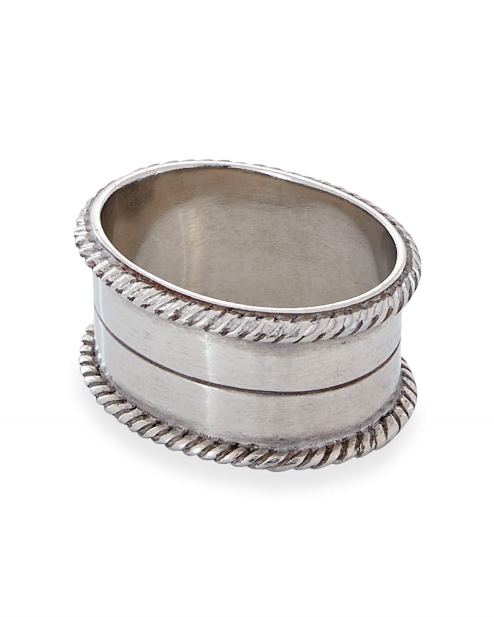Henry servettring silver 6x4.5x3.1 cm, silver från Newport