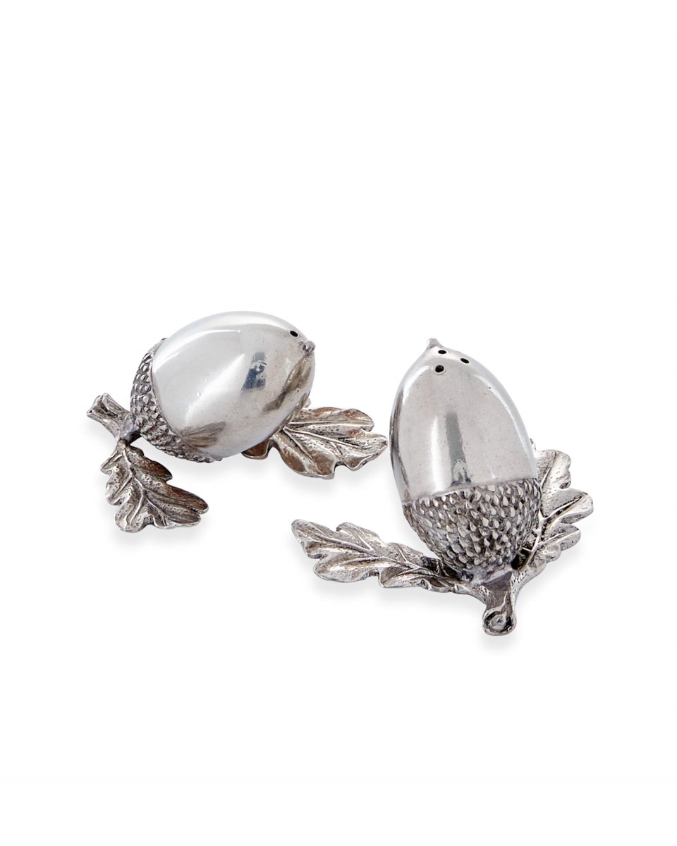 Ekollon salt & pepparkar silver 6.5x5.5x6.5 cm, silver från Newport