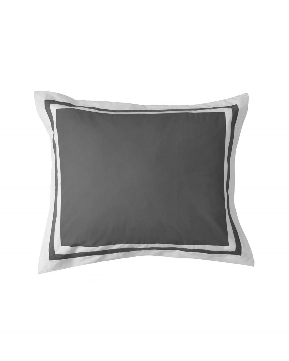 Oxford örngott 2-pack grå/vit 50x60 cm, grå/vit från Newport