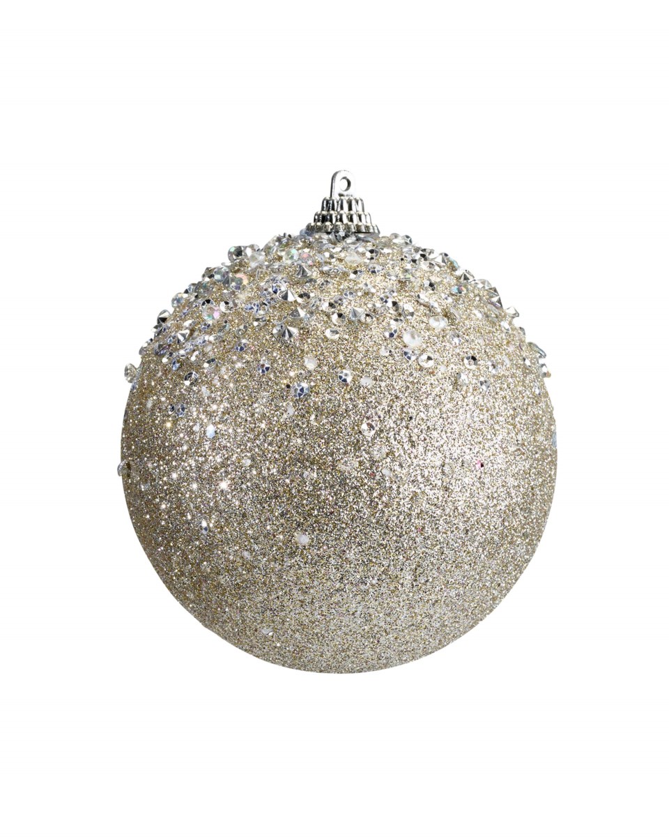 Noella julkula champagne 10 cm, champagne från Newport Christmas