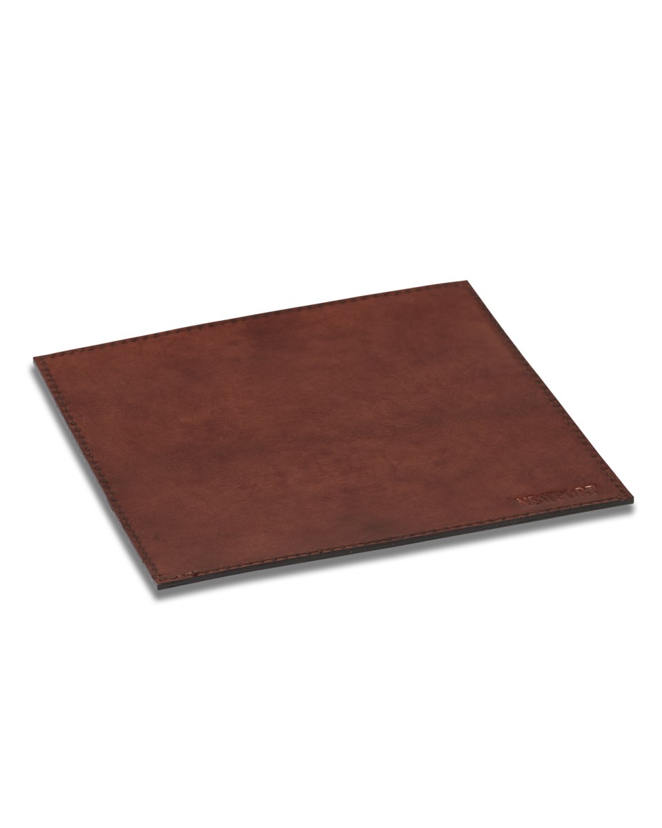 Kensington musmatta läder mörkbrun 23x20 cm, mörkbrun från Newport