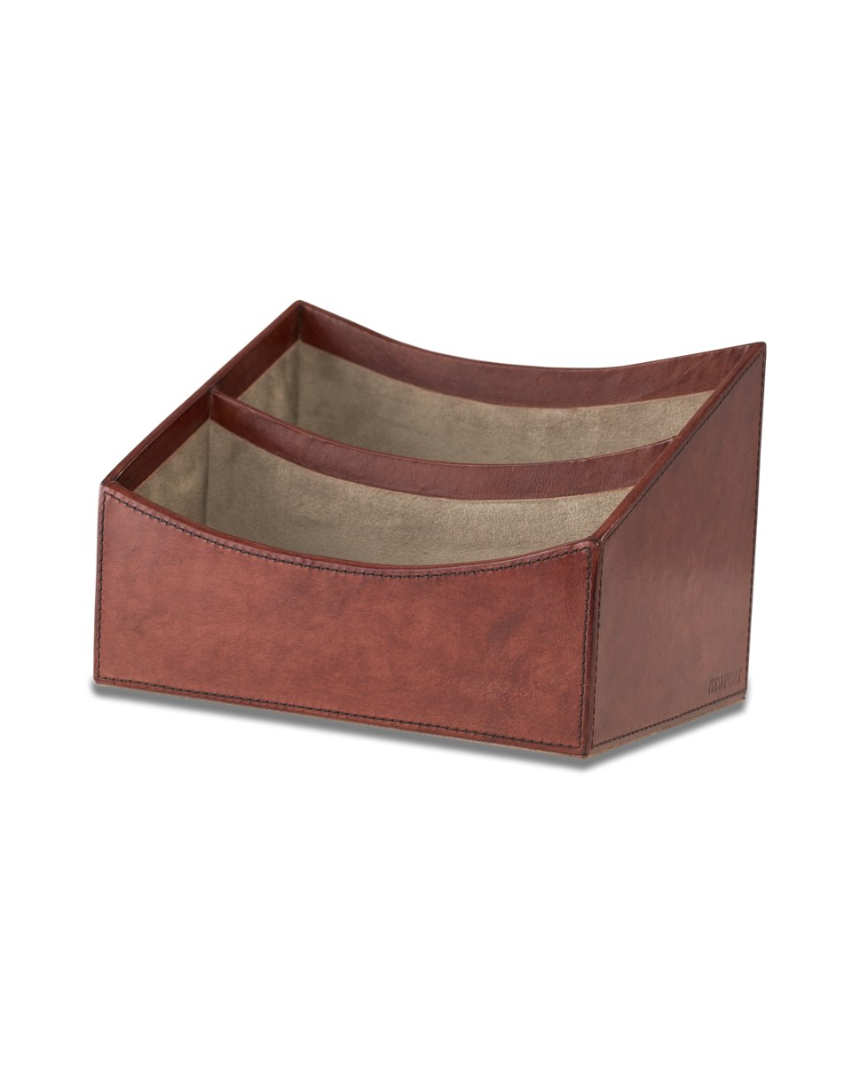 Kensington brevställ läder mörkbrun 28x17.5x17.5 cm, mörkbrun från Newport