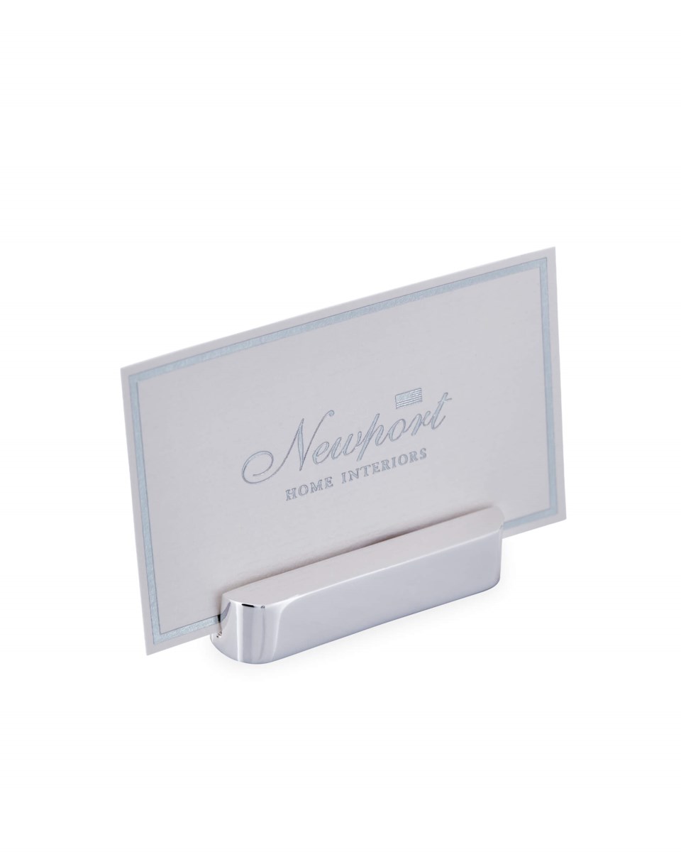 Abbey placeringskortshållare silver 6x1.5x1 cm, silver från Newport