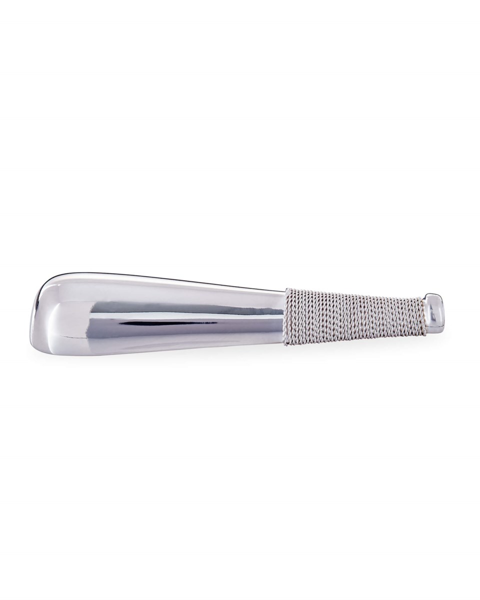 Abbey flasköppnare baseballträ silver 13 cm, silver från Newport